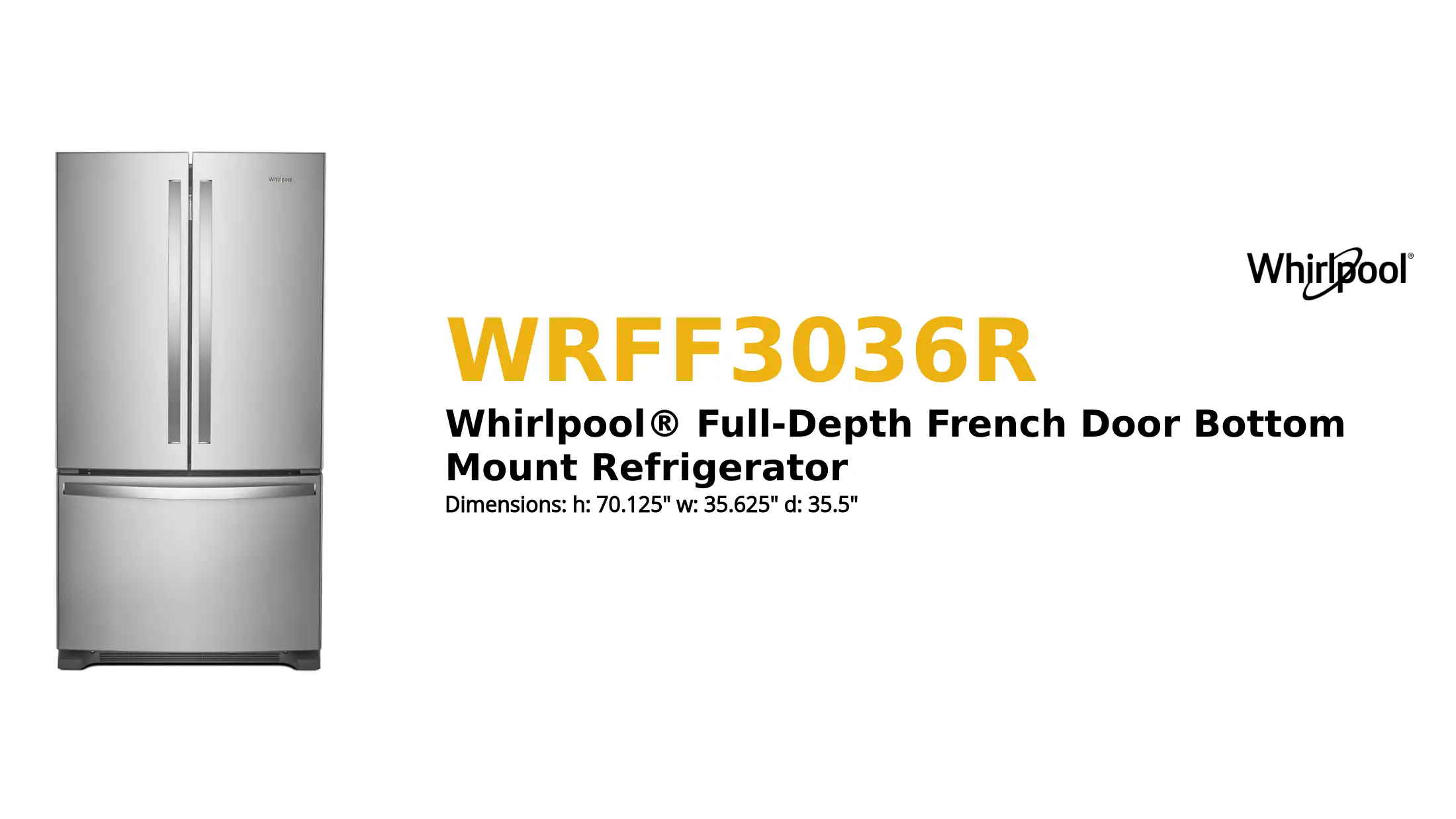 WRFF3036R product brief thumbnail