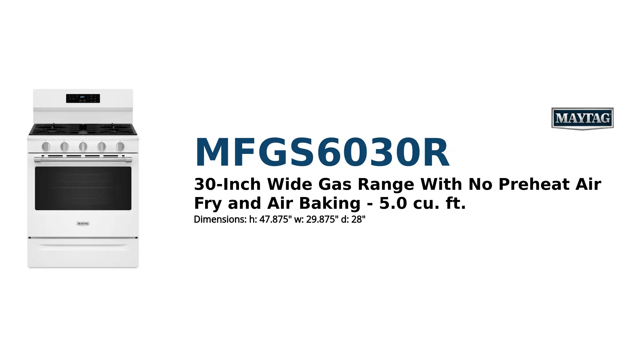 MFGS6030R product brief thumbnail