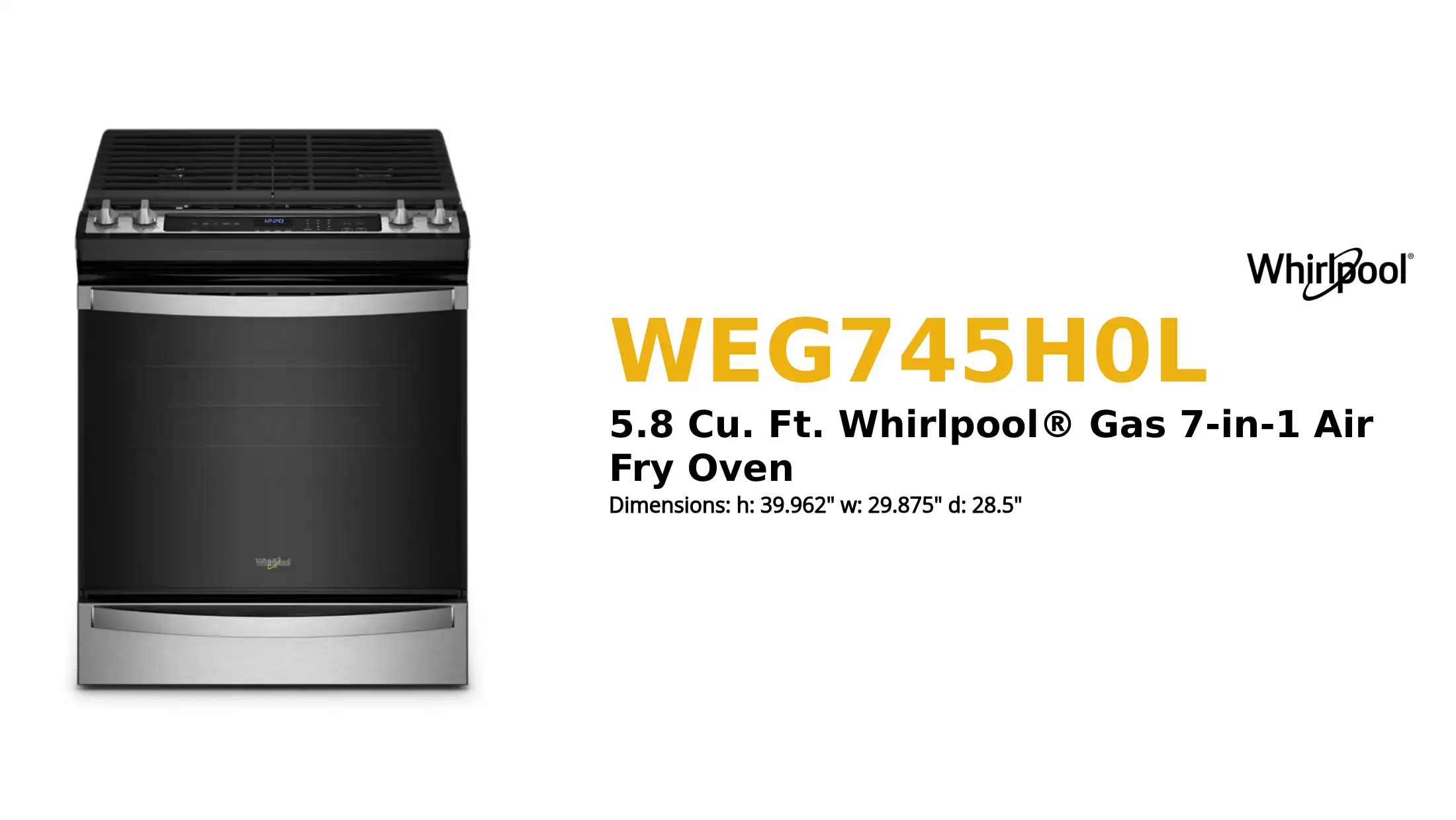 WEG745H0L product brief thumbnail