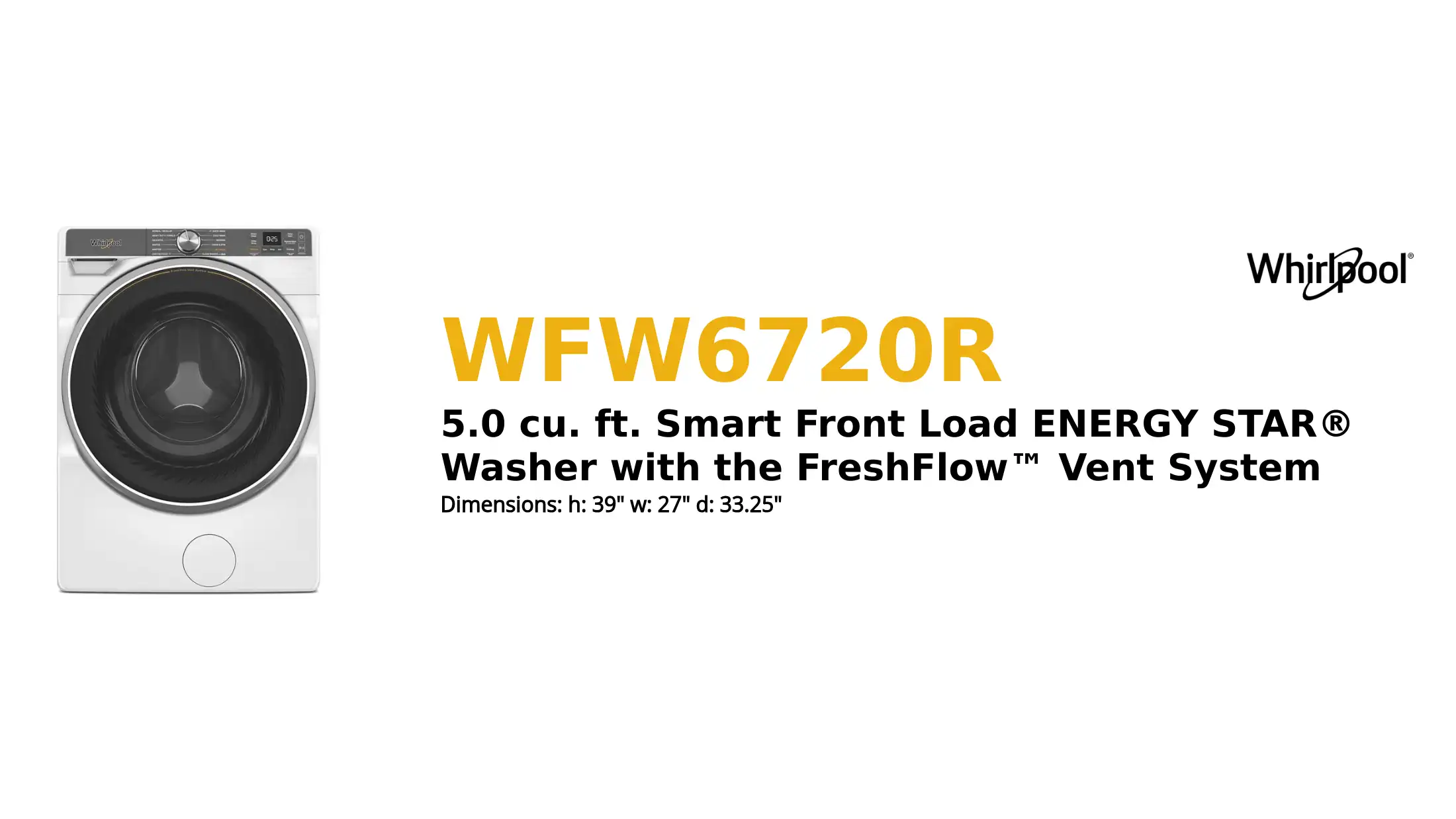 WFW6720R product brief thumbnail