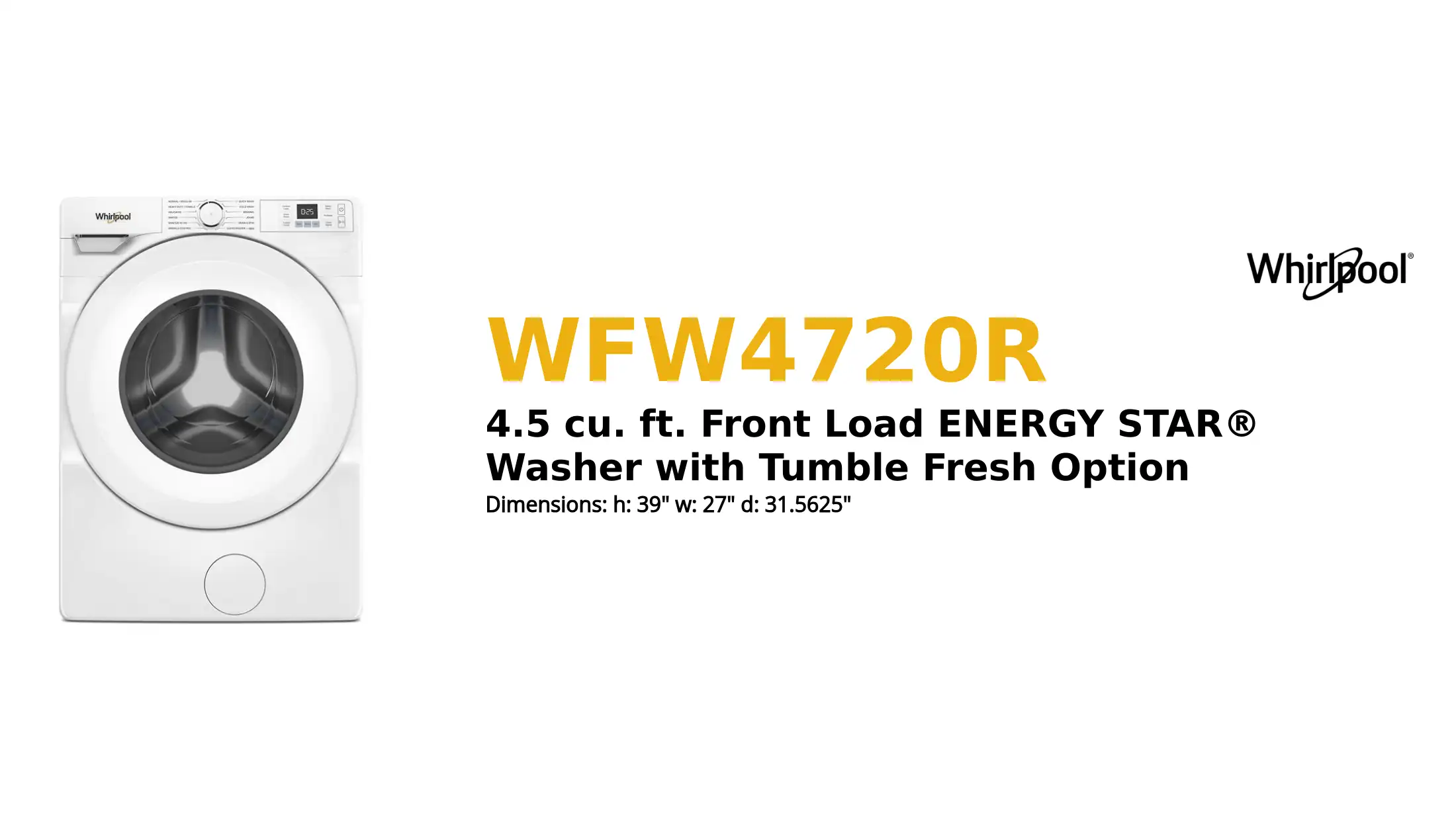 WFW4720R product brief thumbnail