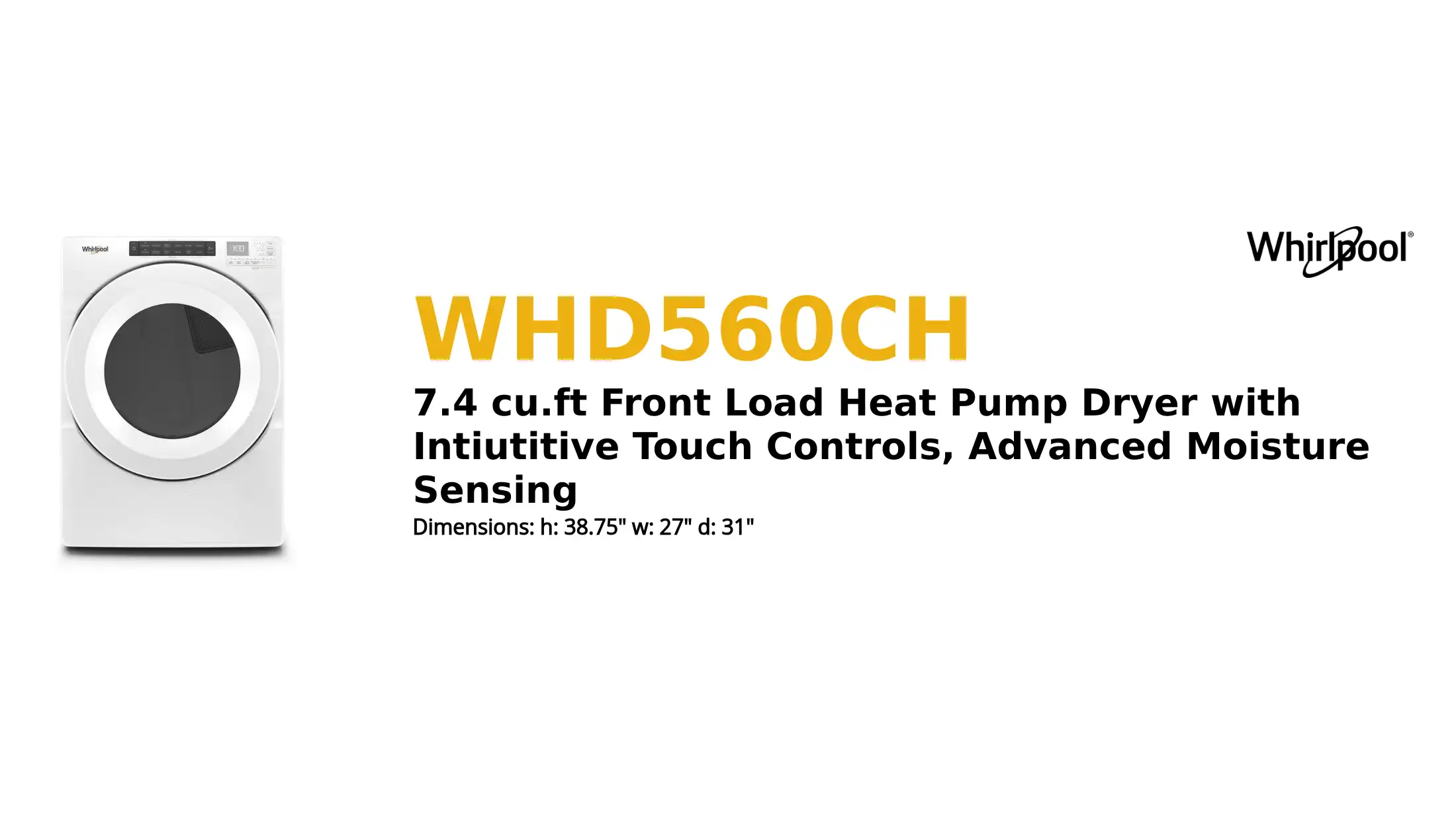 WHD560CH product brief thumbnail