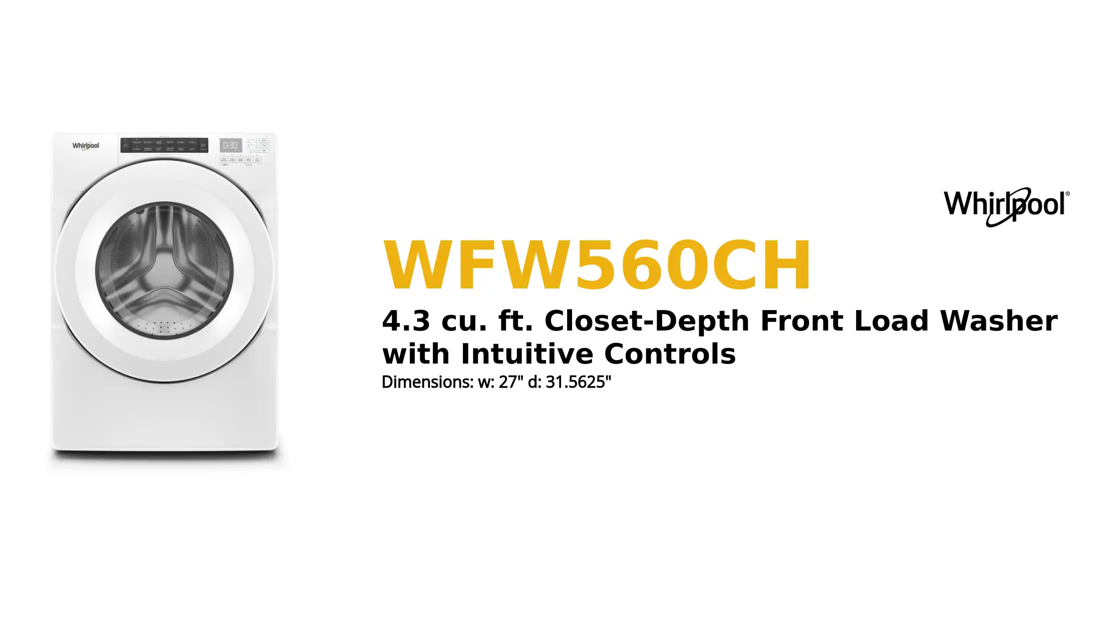 WFW560CH product brief thumbnail