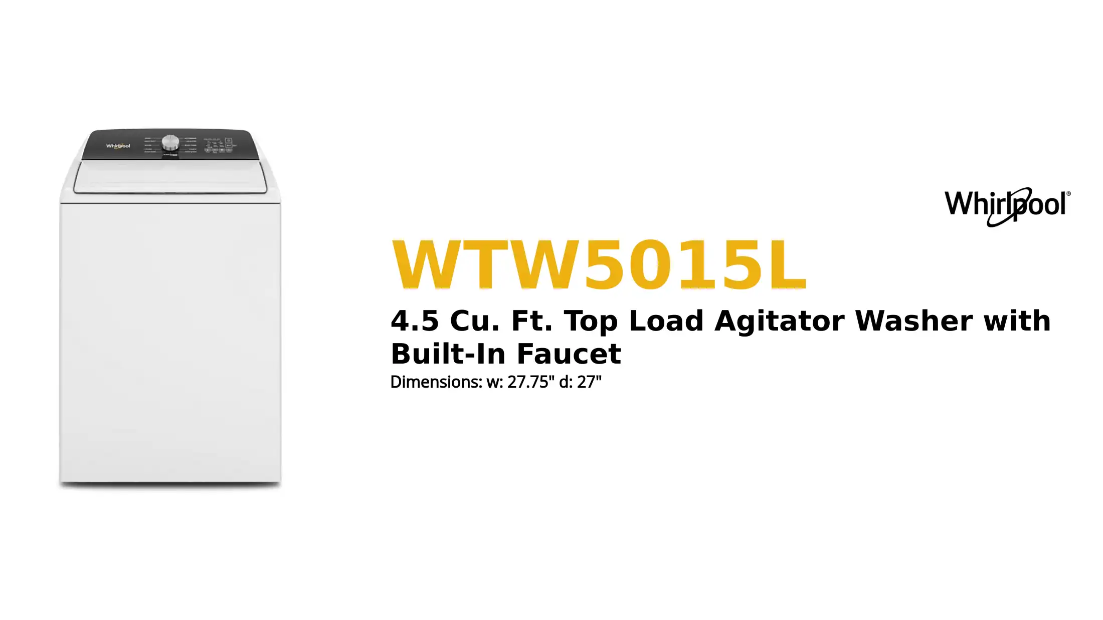 WTW5015L product brief thumbnail