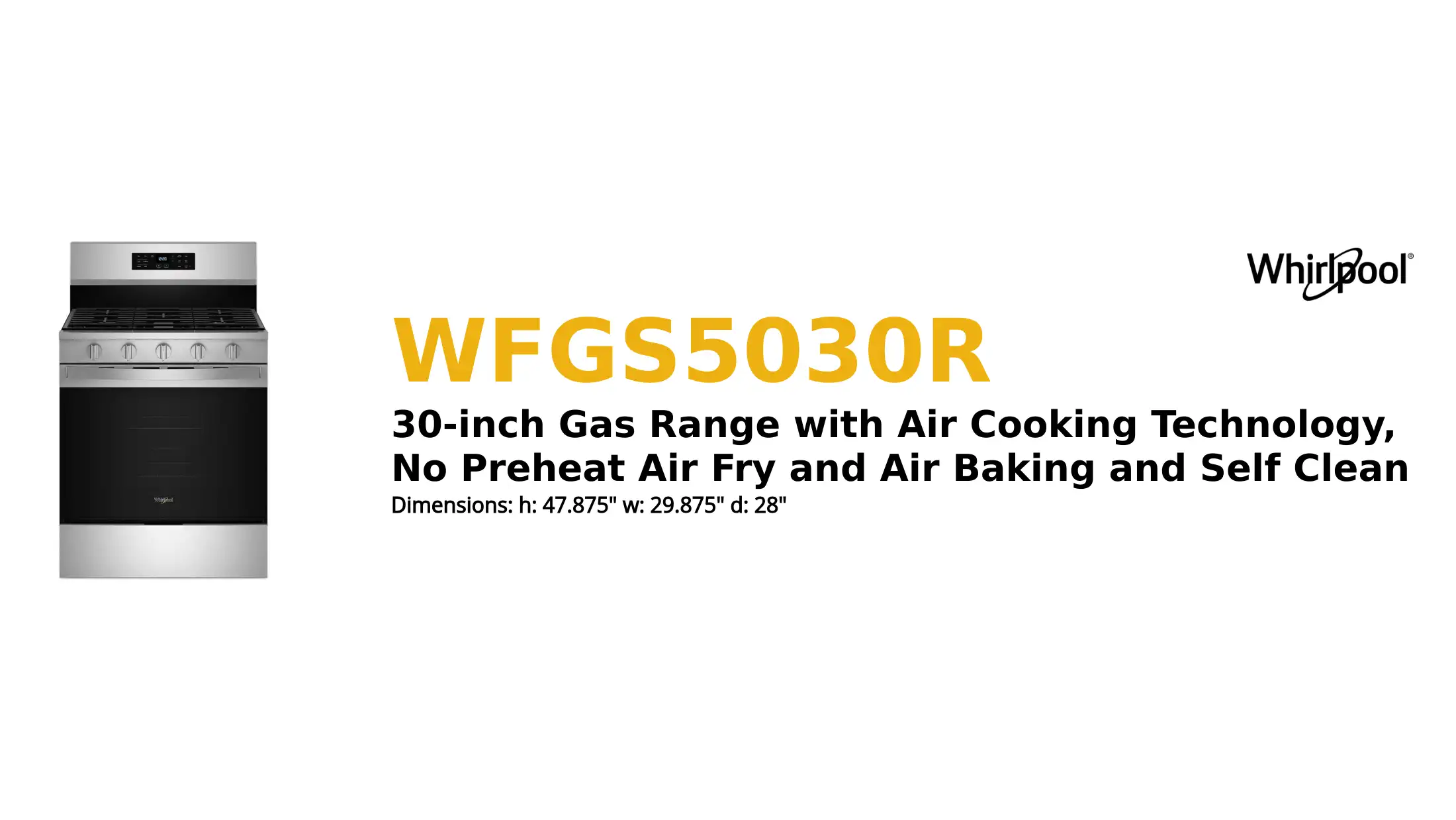 WFGS5030R product brief thumbnail