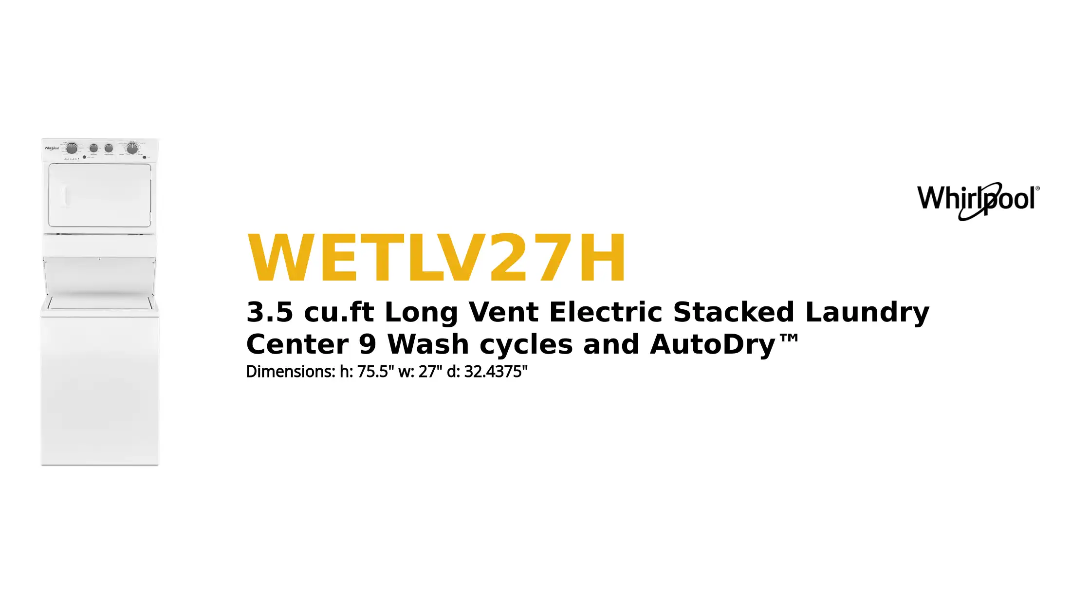 WETLV27H product brief thumbnail