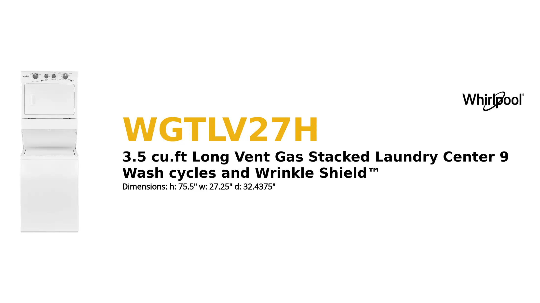 WGTLV27H product brief thumbnail