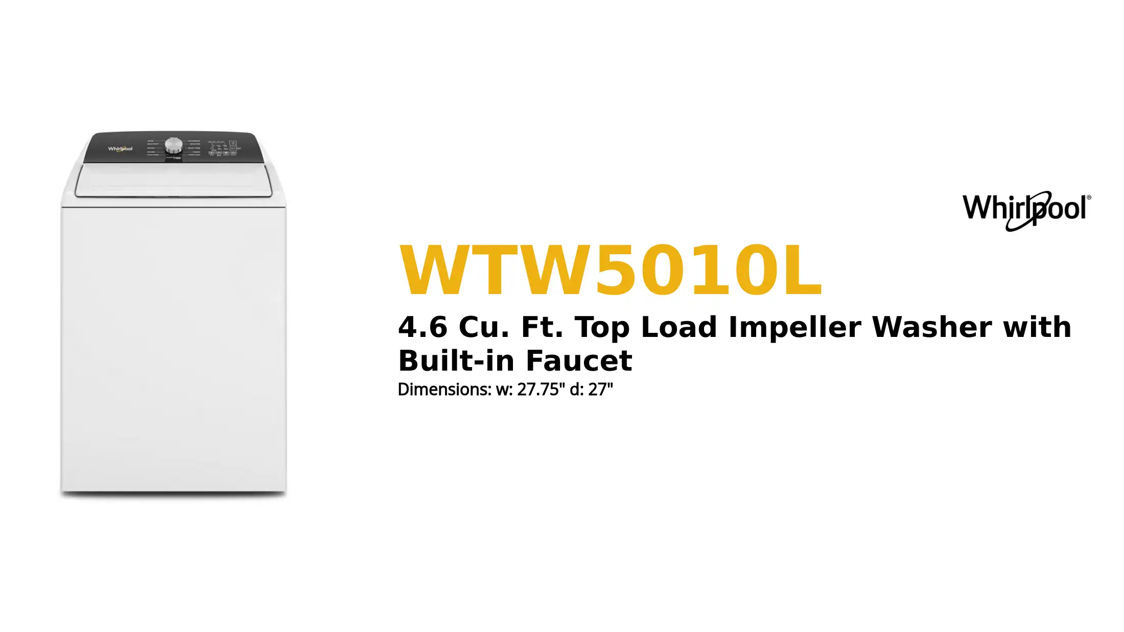 WTW5010L product brief thumbnail