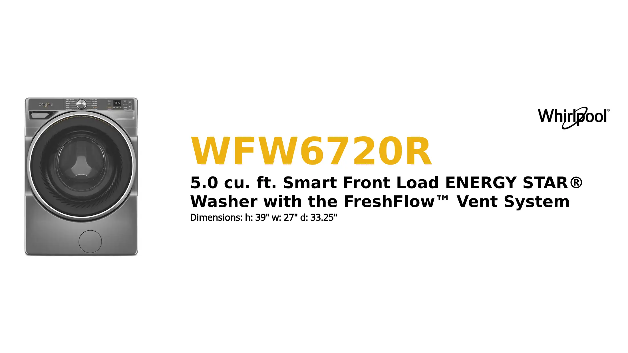 WFW6720R product brief thumbnail