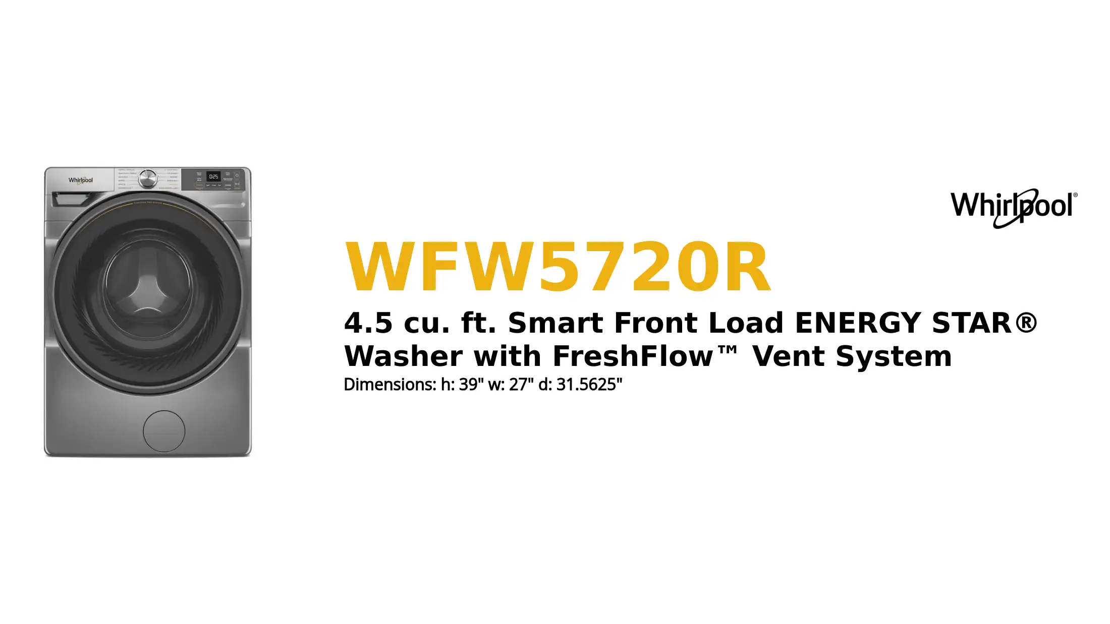 WFW5720R product brief thumbnail