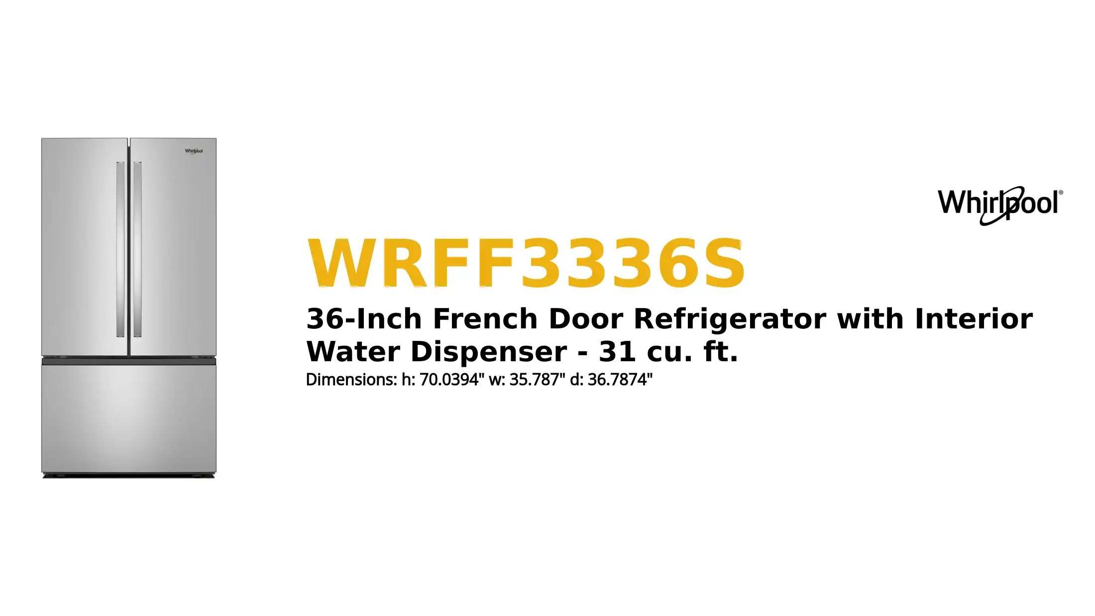 WRFF3336S product brief thumbnail