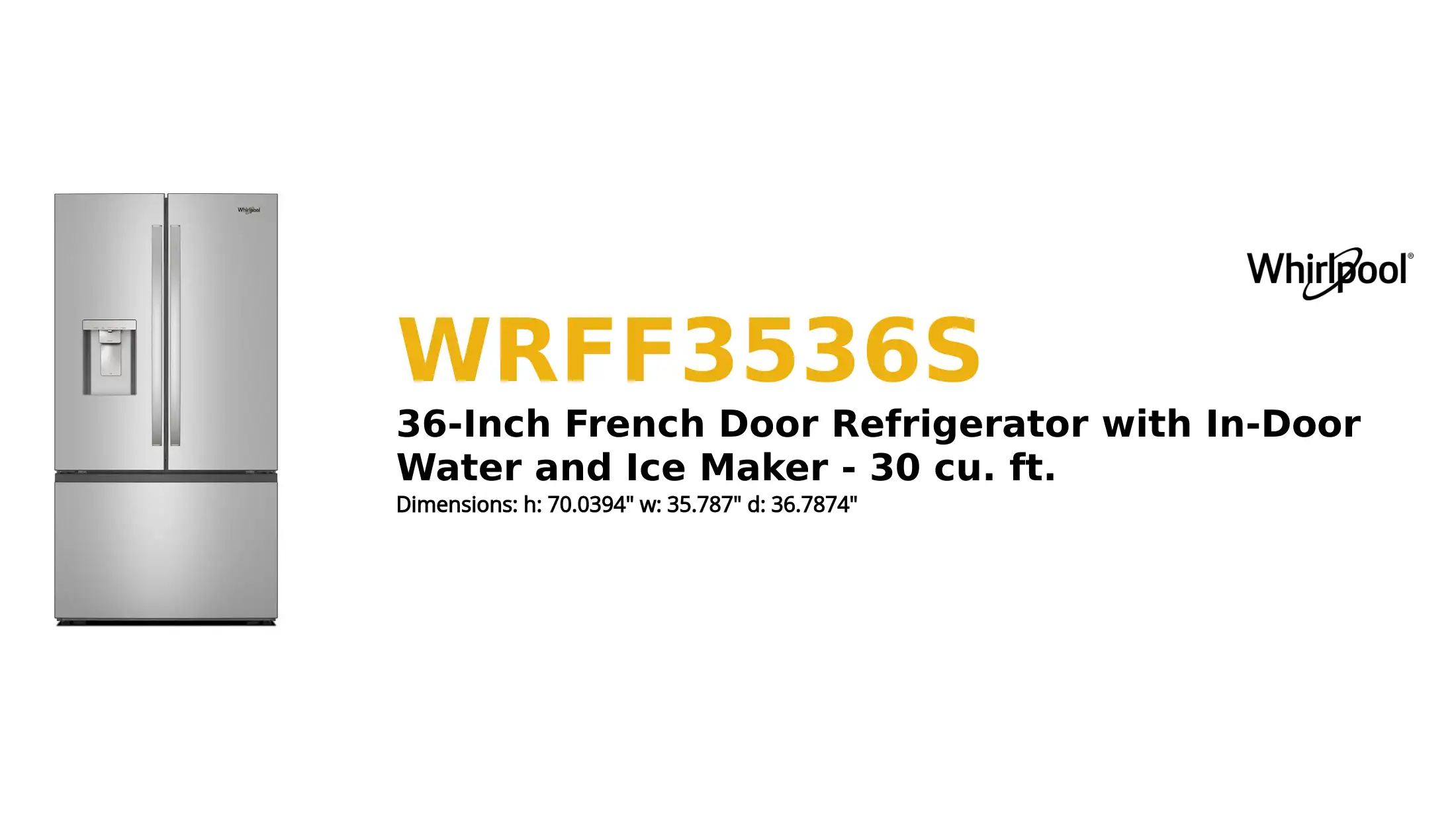 WRFF3536S product brief thumbnail