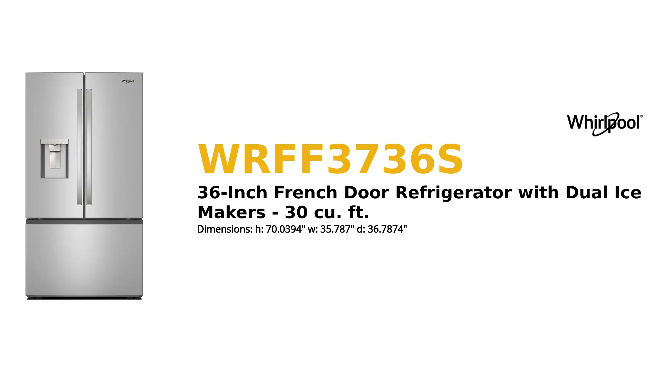 WRFF3736S product brief thumbnail