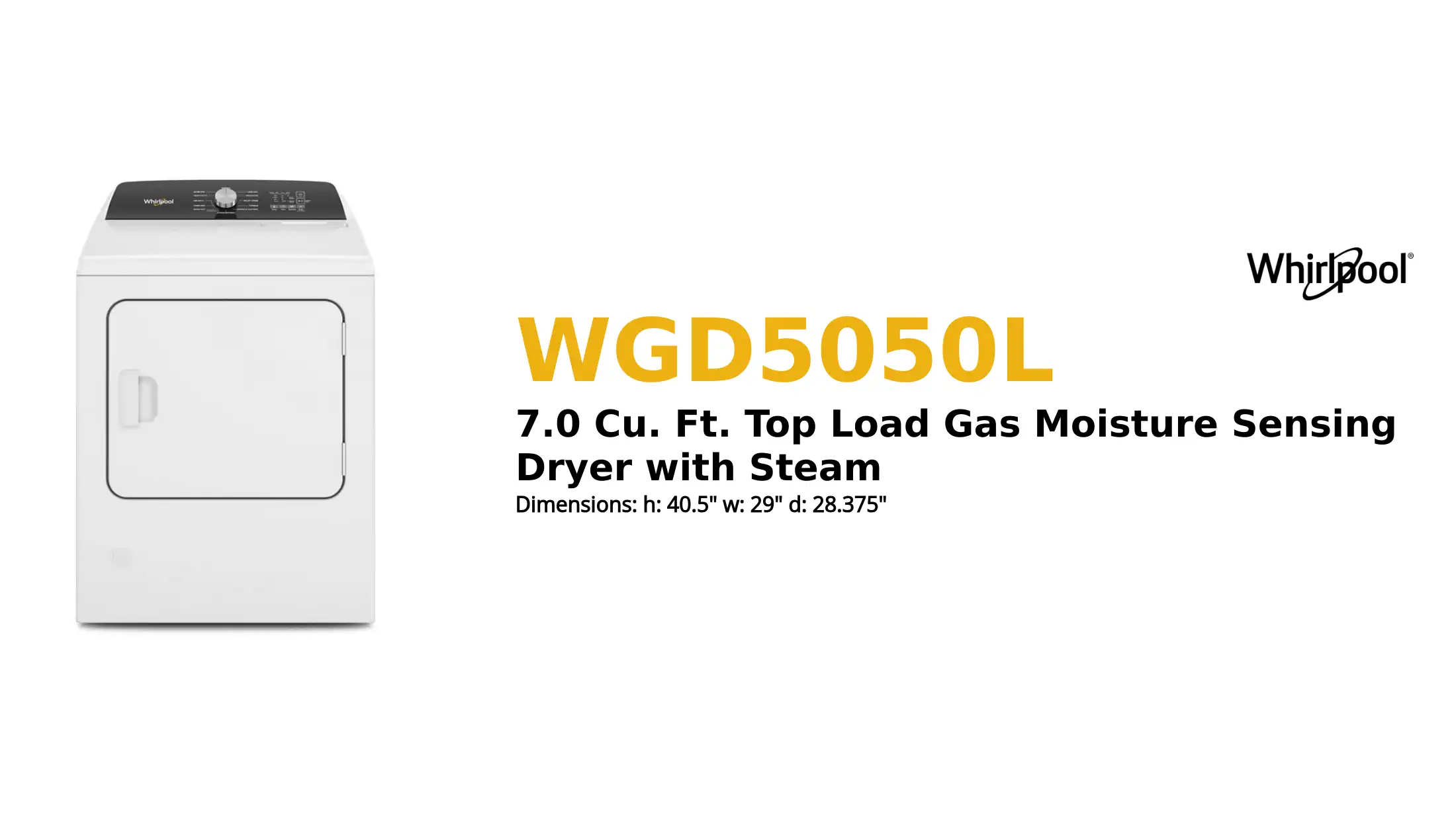 WGD5050L product brief thumbnail